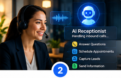 Inbound AI Receptionist service from ClearMethod AI
